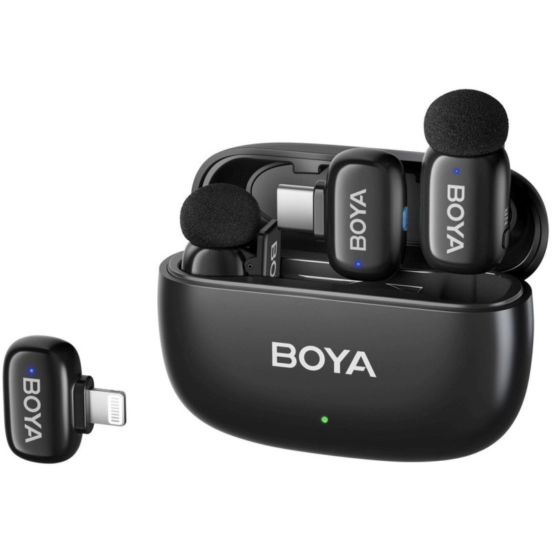 Boya wireless microphone mini 2-01 Lightning / USB-C black