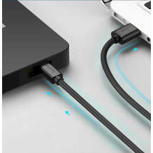 Ugreen USB - mini USB cable 480 Mbps 2 m black (US132 30472)