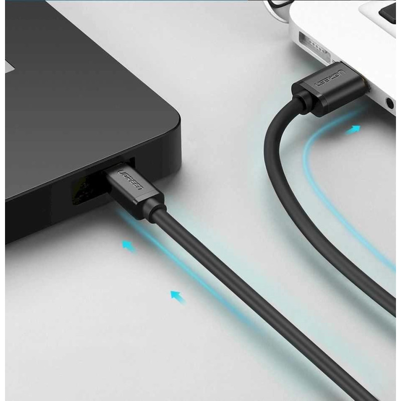 Ugreen USB - mini USB cable 480 Mbps 2 m black (US132 30472)