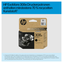 HP 308e EvoMore juodo rašalo kasetė HP 308e EvoMore juodo rašalo kasetė