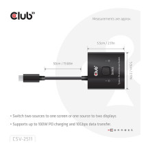 CLUB3D CSV-2511 video splitter CLUB3D CSV-2511 video splitter