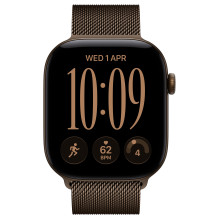 Apple Watch S12 Aluminium 46mm Dunkelbronze (Milanaise Armband dunkelbronze) M / L Apple Watch S12 Aluminium 46mm Dunkelbronze (Milanaise Armband dunkelbronze) M / L