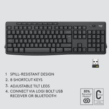 KEYBOARD +MOUSE COMBO MK370 / 920-012077 LOGITECH