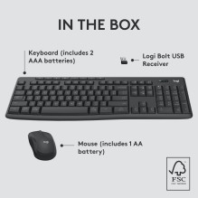 KEYBOARD +MOUSE COMBO MK370 / 920-012077 LOGITECH