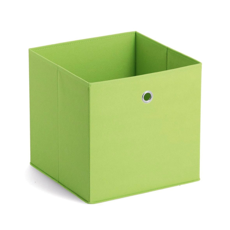 Zeller 14114 neausta auduma uzglabāšanas kaste, 30 L, 32 x 32 x 32 cm, zaļa