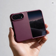 „iPhone Duo“ dėklas 4sD-i, pastelinis, suderinamas su „MagSafe“ ir tamsiai vyšninės spalvos „iPhone Duo“ dėklas 4sD-i, pastelinis, suderinamas su „MagSafe“ ir tamsiai vyšninės spalvos