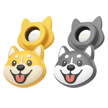 Dog head shapde locator docompatible with Apple Find My Hoco E91K beige