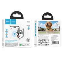 Dog head shapde locator docompatible with Apple Find My Hoco E91K grey