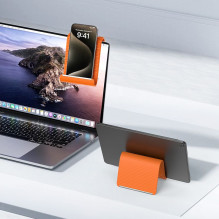 Foldable desk phone stand Hoco HD19 orange Foldable desk phone stand Hoco HD19 orange