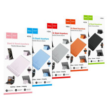 Foldable desk phone stand Hoco HD19 black Foldable desk phone stand Hoco HD19 black