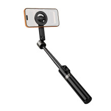 Selfie stick tripod with wireless remote compatible with MagSafe Hoco K35 black