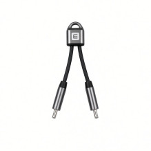 Evelatus „ChargeKey“ (metalinis korpusas) – USB C–USB C laidas 240W5A įkrovimui