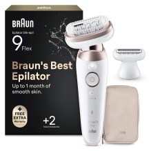 Epiliatorius Braun Silk-épil 9 Flex 9-030 White / Gold