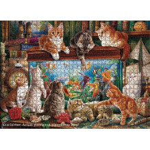 Puzzle Kittens at the Aquarium 1000 pieces Puzzle Kittens at the Aquarium 1000 pieces
