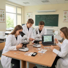 Biological microscope Researcher Trino 40x-1000x.