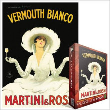 Dėlionė Vermouth Bianco Martini Rossi. 1000 detalių Dėlionė Vermouth Bianco Martini Rossi. 1000 detalių