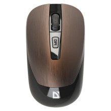 Belaidė pelė - Defender Wave MM-995 52992 1 600 DPI 3 mygtukų bronzinė Belaidė pelė - Defender Wave MM-995 52992 1 600 DPI 3 mygtukų bronzinė