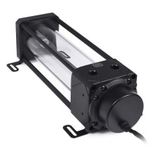 Alphacool Eisbecher Aurora D5 250 mm rezervuārs ar VPP Apex D5 sūkni, acetāls / stikls (13326)