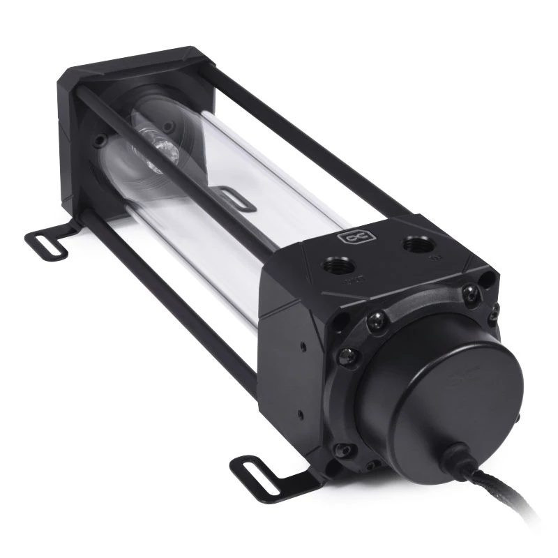 Alphacool Eisbecher Aurora D5 250 mm rezervuārs ar VPP Apex D5 sūkni, acetāls / stikls (13326)