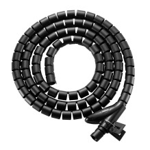 Kabelių tvarkiklis - Maclean MCTV-899 B, 20 mm × 1 000 mm, Juoda Kabelių tvarkiklis - Maclean MCTV-899 B, 20 mm × 1 000 mm, Juoda