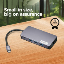 Lenovo 150 USB-C Travel Dock stotis / replikator (GX91M73946) Lenovo 150 USB-C Travel Dock stotis / replikator (GX91M73946)
