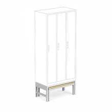 Metalinis suoliukas persirengimo ištraukiamas spintelei W900 su medinėmis WPC lentelėmis Rehalt Systems 860 x 460 x 900 Metalinis suoliukas persirengimo ištraukiamas spintelei W900 su medinėmis WPC lentelėmis Rehalt Systems 860 x 460 x 900