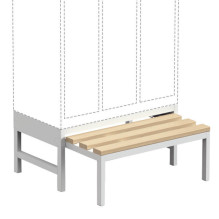 Metalinis suoliukas persirengimo ištraukiamas spintelei W900 su medinėmis WPC lentelėmis Rehalt Systems 860 x 460 x 900 Metalinis suoliukas persirengimo ištraukiamas spintelei W900 su medinėmis WPC lentelėmis Rehalt Systems 860 x 460 x 900
