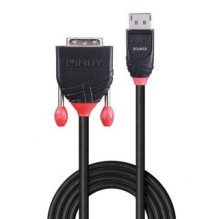 LINDY CABLE EKRANAS PRIEŽASTIS Į DVI-D 3M / BLACK 41492