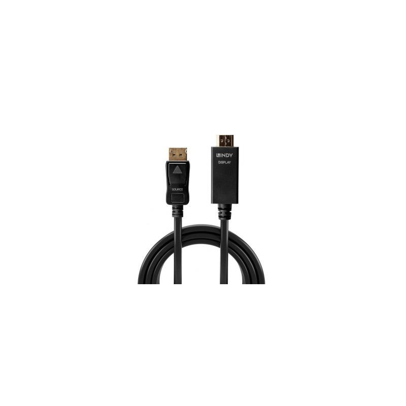 LINDY CABLE DISPLAY PORT TO HDMI 1M / 36921