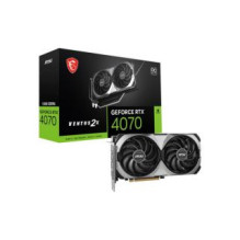 MSI Graphics Card, , NVIDIA GeForce RTX 4070, 12 GB, GDDR6, 192 bit, PCIE 4.0 16x, Dual Slot Fansink, 1xHDMI, 3xDisplayP