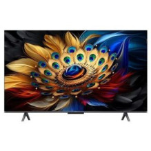 TCL TV Set, , 50&quot;, 4K / Smart, QLED, 3840x2160, Wireless LAN, Bluetooth, Google TV, Black, 50C655