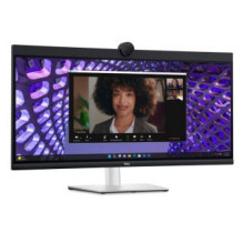 Dell LCD Monitor, , P3424WEB, 34&quot;, Curved / 21 : 9, Panel IPS, 3440x1440, 21:9, 60Hz, 5 ms, Speakers, Camera 4MP, S