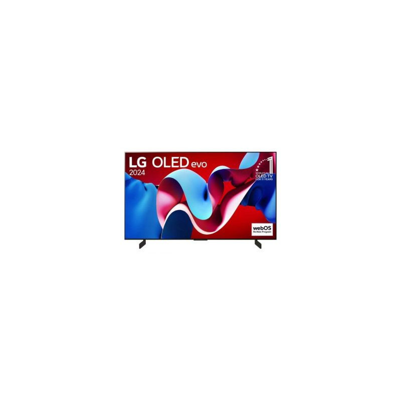 LG TV Set, , 42&quot;, OLED / 4K / Smart, 3840x2160, Wireless LAN, Bluetooth, webOS, Black, OLED42C41LA