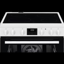 60 cm wide white electric ceramic stove Electrolux LKR64023AW