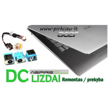 Acer Aspire 7530 7730 One A150 ZG5 5510 5610 5532 5732 įkrovimo lizdas