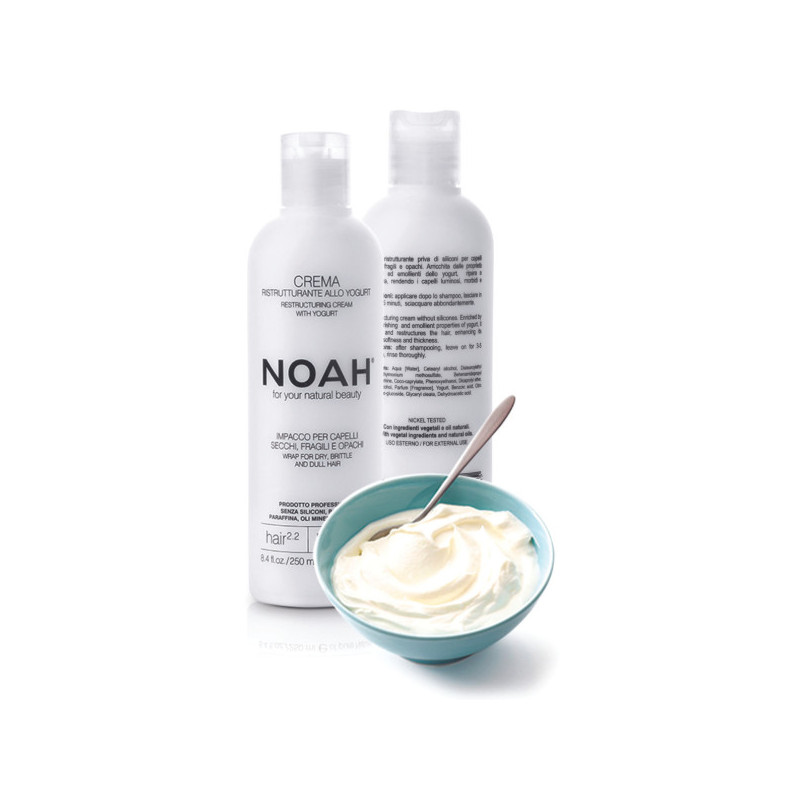 2.2. Restructuring Cream With Yogurt Restorative mask for dry and damaged hair, 250 ml