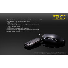 NITECORE T serijos žibintuvėlis TUBE V2.0, juodas