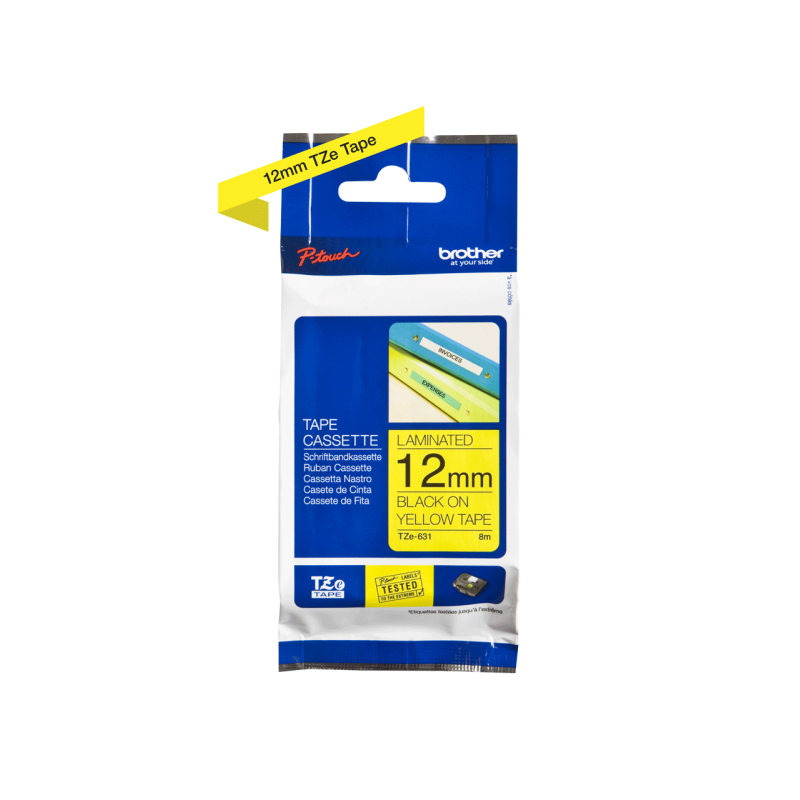 OEM cartridge Brother TZe-631 Yellow/ Bla