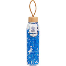 Cambridge CM06992 Rainforest Glass Bottle 750ml with Bamboo Lid