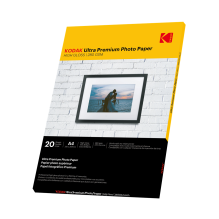 Photo paper - Kodak A6 Super Glossy, White