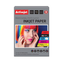 Photo Paper - Activejet Glossy AP6-260GR100 A6 100 pcs.