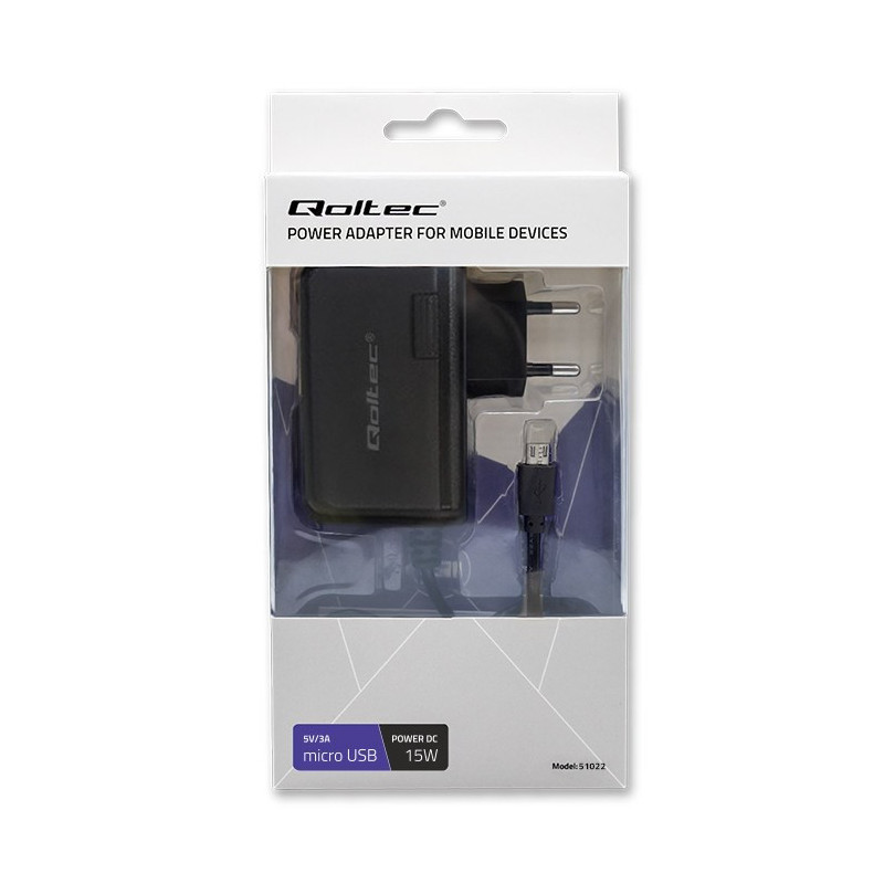 Charger - Qoltec 51022 15W Internal Black