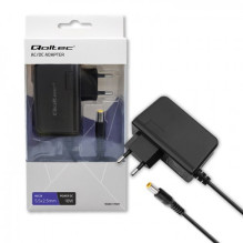 Power Adapter - Qoltec 51028 18 W Black