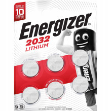 Button batteries - Energizer CR2032 6 pcs.