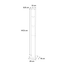 Greencell HabuDen Post stand mounting post for HabuDen Wallbox electric car charging stations