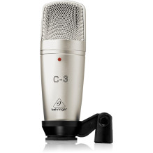 Studio Microphone - Behringer C-3 Silver