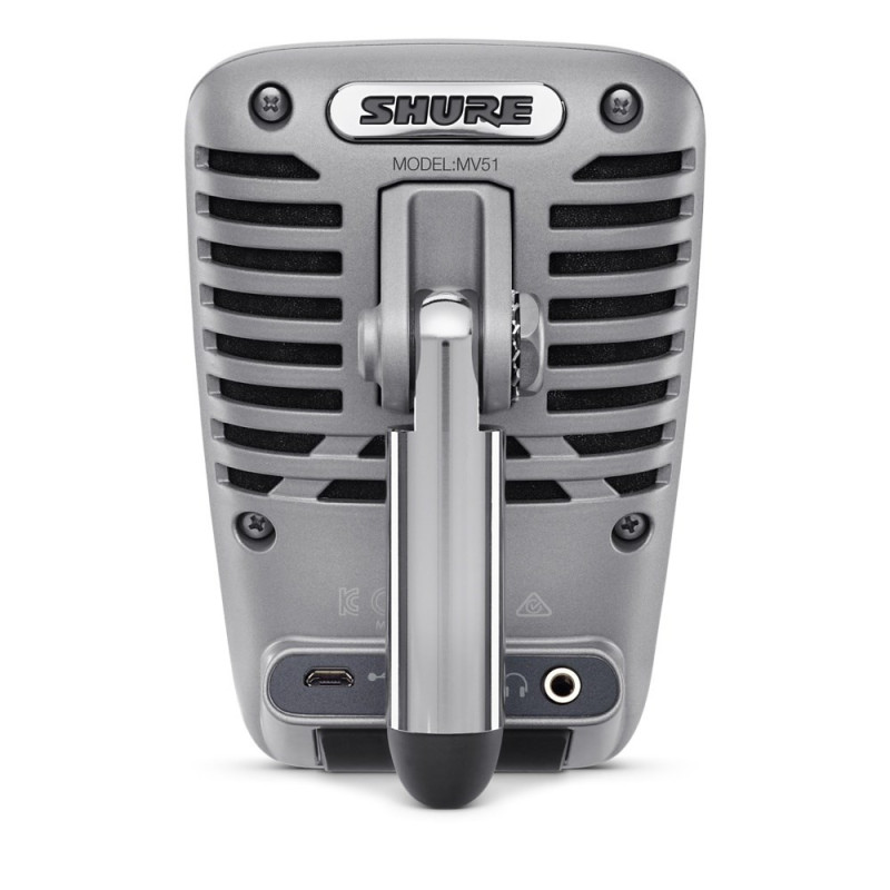 Digital Microphone - Shure Motiv Mv51 Gray Digital Camera Microphone