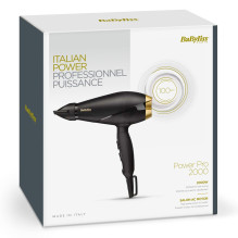 Hair Dryer - BaByliss 6704E 2000 W, Black, Gold