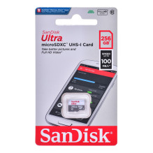 Atminties Kortelė - SanDisk 256 GB MicroSDXC UHS-I Klasė 10