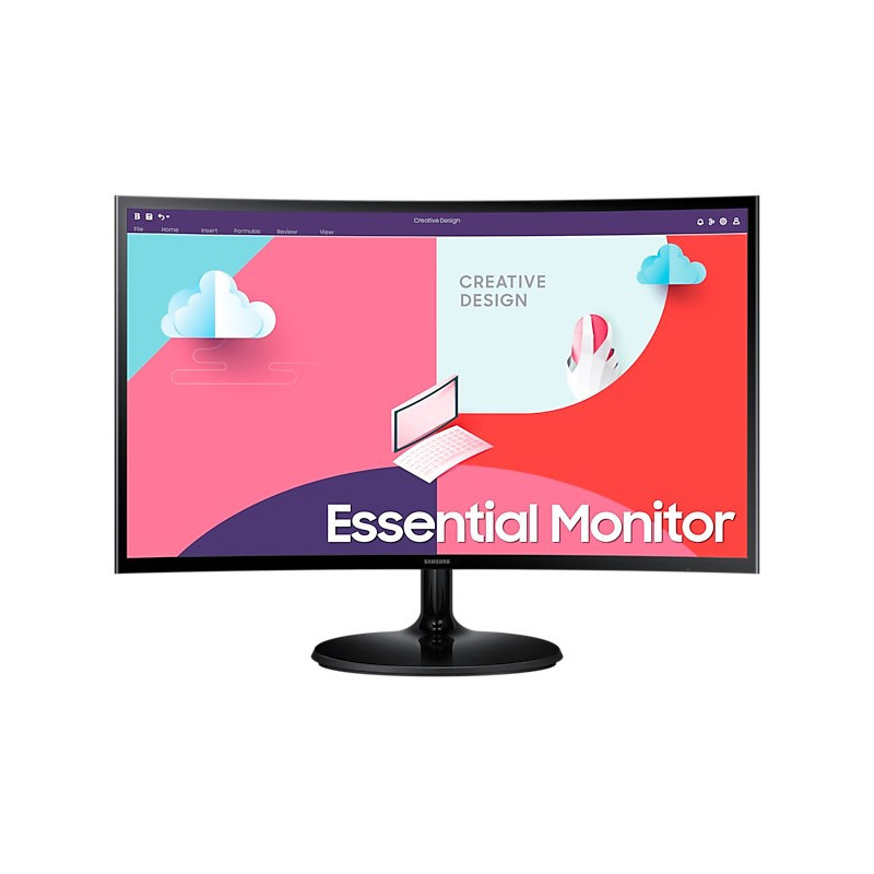 Monitorius - Samsung 24" Full HD Juodas